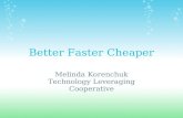 Projects Better Faster Cheaper