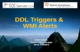 DDL Trigger & WMI Alert - Kobi Cohen
