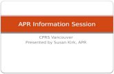 CPRS Vancouver APR Information Webinar