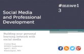 Social media and professional development