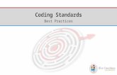 Coding standards and best practices