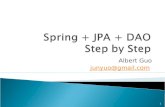 Spring + JPA + DAO Step by Step