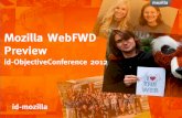 Mozilla WEBFWD Preview at  IDOC2012