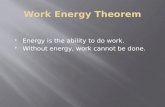V work energy power
