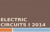 Electric circuits i