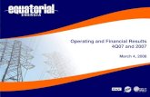4 q07 financial and operating results presentation