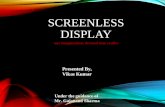 Screenless Display PPT