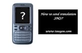 SMS2me: How to send translation SMS?