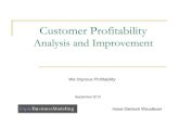 Customer Profitability Analysis and Improvement