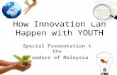 U K M  Speech On  Youth In  Innovation    Michael  Teoh