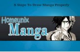 8 steps to draw manga properly