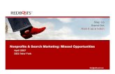 Nonprofits and Search Marketing: Missed Opportunities