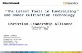 Cla   latest tools in fundraising technology 03102011 extended