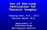 One Lung Ventilation