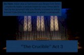 "The Crucible" Act 3