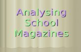 Analysing school mags