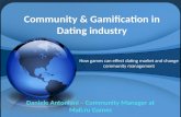 Community & gamification in dating industry - iDate 2013 Cologne