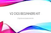 Best E Cigarette Starter Kits - V2 Cigs Beginners Kit