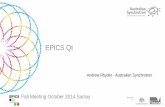 20141021 - EPICS Collaboration Metting (Paris) - QE Framework