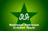 National pakistan cricket team