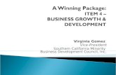 A Winning Package: Item 4 - Business Growth & Development