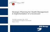 Health Scorecard Implementation: HealthLead Employer Case Study with DTE