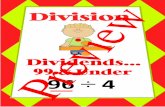 Divison Practice Book w/ Dividends 99 & under Preview