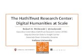 THe HathiTrust Research Center: Digital Humanities at Scale