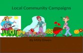 Local community campaigns milly green