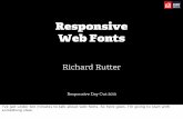 Responsive Web Fonts