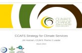 CCAFS Strategy for Climate Services, Hansen 2013