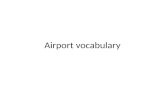 Airport vocabulary