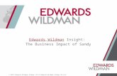 Edwards Wildman Insight: The Business Impact of Sandy