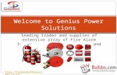 Trader and Supplier of Fire Alarm Systems, Fire Safety Products and Fire Extinguishers by Genius power solutions