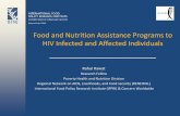 Food and Nutrition Assistance Programs to HIV Infected and Affected Individuals