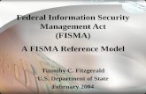 Federal Information Security Management Act (FISMA) - Office of ...
