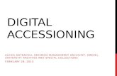 Digital Accessioning