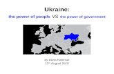 Ukraine: the power of people vs power of government
