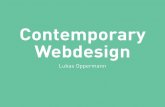 Contemporary webdesign