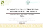 Dynamics in coffee sector eea conference 16 june 2014