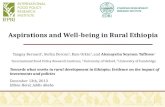 Aspirations and Well-being in Rural Ethiopia