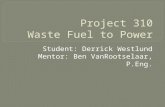 Generating Electricity From Waste Fuel