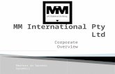 Mm International Pty Ltd Power Point View Only