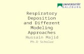 Respiratory deposition modelling