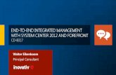 End-to-End Integrated Management with System Center 2012