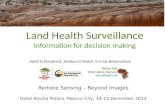 Land Health Surveillance Information for decision making