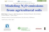 Modelling nitrous oxide emissions from agricultural soils - Deli Chen
