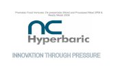 HPP Cooked Meat Promatec Food Ventures NC Hyperbaric