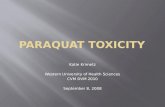 Paraquat Toxicity