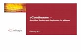 InMage vContinuum: Backup and Replication for VMware